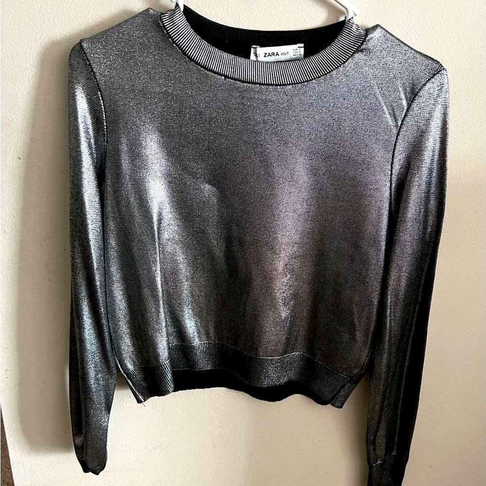 Zara knit sweater long sleeve